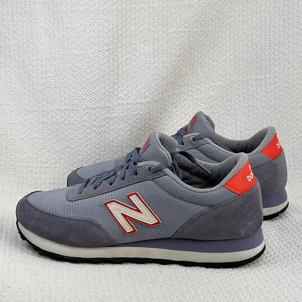 New Balance 501 WL501SRB Gray Red Sneakers Women’s Size 9 EU 40 Running